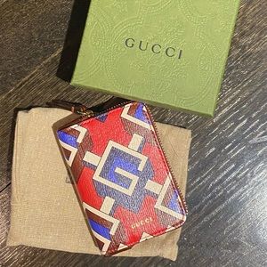 Gucci Geometric G Playing Cards card holder wallet